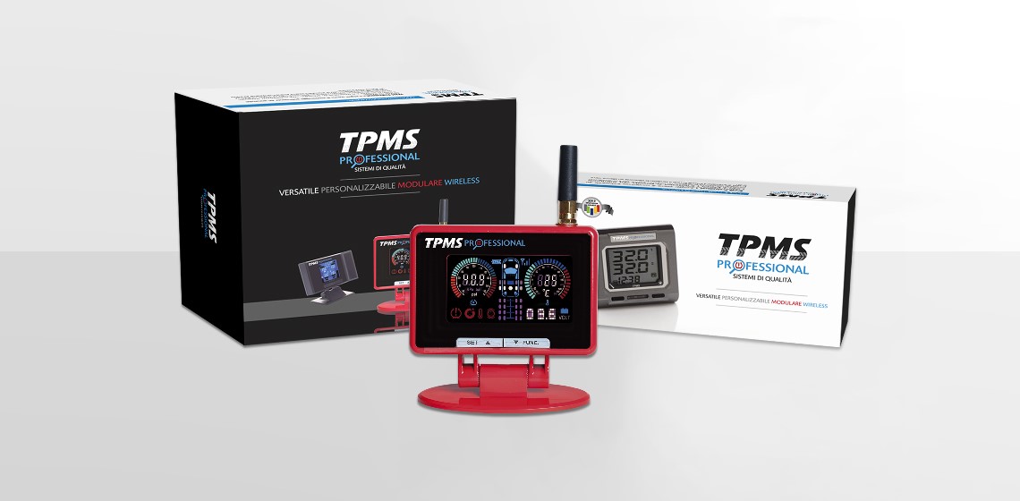 Le confezioni del sistema TPMS per auto e moto