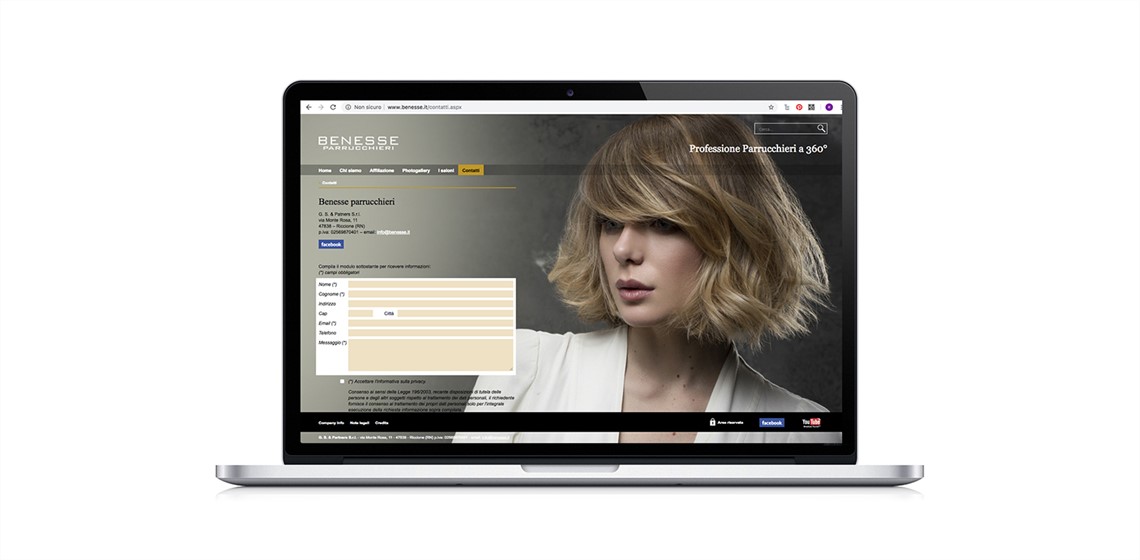Benesse.it: pagina Contatti
