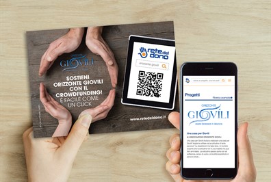 I materiali di comunicazione per l'Associazione no profit Orizzonte Giovíli